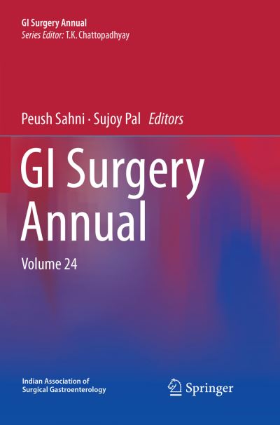 Cover for GI Surgery Annual: Volume 24 - GI Surgery Annual (Paperback Book) [Softcover Reprint of the Original 1st 2018 edition] (2018)