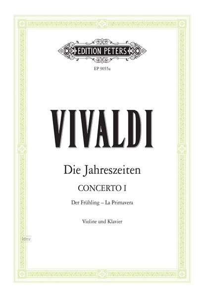 Violin Concerto in E Op. 8 No. 1 Spring - Vivaldi - Bøker - Edition Peters - 9790014072452 - 12. april 2001