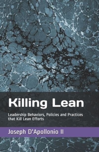 Cover for II Joseph D'Apollonio · Killing Lean (Pocketbok) (2021)