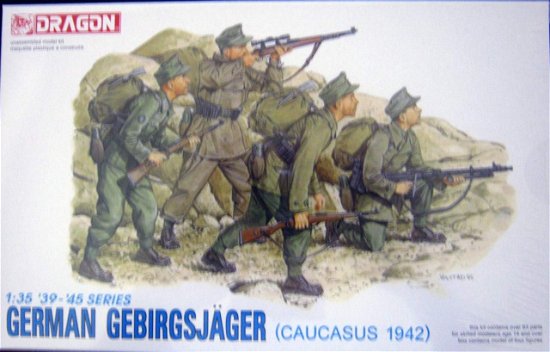 Cover for Dragon · 1/35 German Gebirgsjager Caucasus 1942 (Legetøj)
