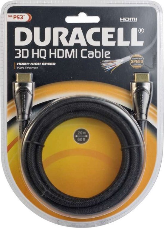 3D Hdmi 1.4 Cable, Black - Spil-tilbehør - Merchandise -  - 0884620004453 - 9. mars 2011