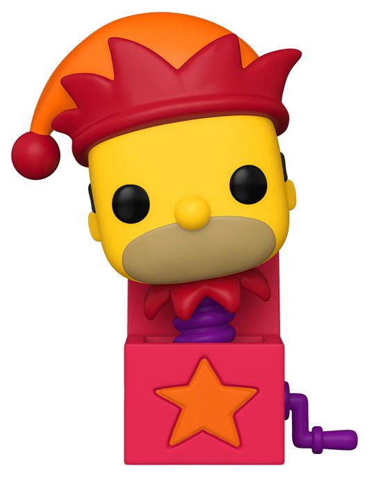 Cover for Funko Pop! Animation: · Simpsons - Homer Jack-in-the-box (MERCH) (2020)