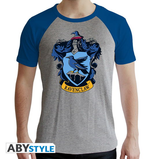 Cover for T-Shirt Männer · HARRY POTTER - Tshirt Ravenclaw man SS grey &amp; bl (MERCH) (2019)