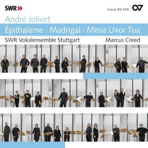 Cover for SWR Vokalensemble Stuttgart / Mitglieder des Radio-Sinfonieorchesters Stuttgart / Creed, Marcus · Épithalame / Madrigal / Missa Uxor Tua Carus Klassisk (CD) (2010)