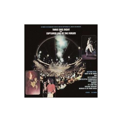 Cover for Three Dog Night · Captured Live At The Forum (CD) [Remastered edition] (2013)
