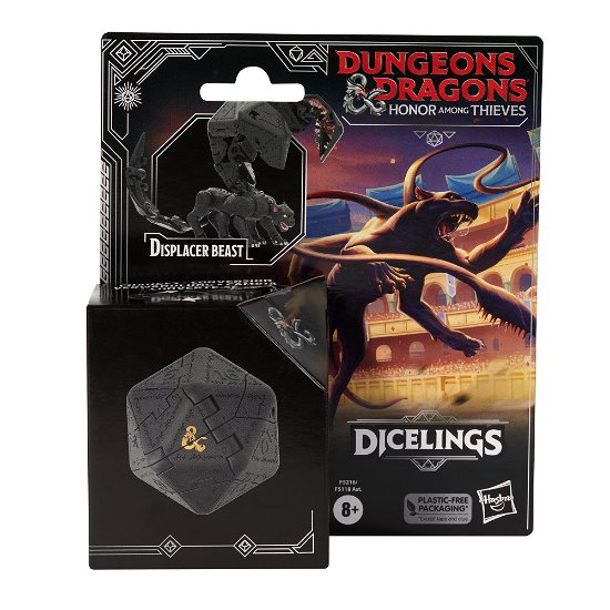 Cover for Dungeons and Dragons  Collectible Black Displacer Toys · Dungeons &amp; Dragons: Honor Among Thieves Dicelings (Leketøy) (2023)