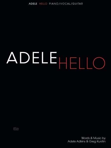 Cover for Adele · Adele: Hello (Piano Vocal Guitar (Buch)