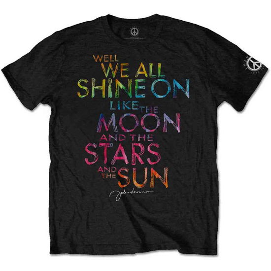 John Lennon Unisex T-Shirt: Shine On - John Lennon - Produtos -  - 5056170655453 - 
