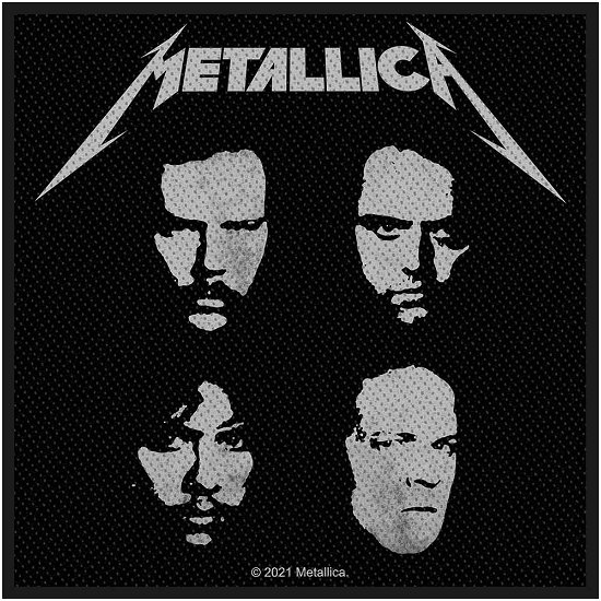 Metallica Standard Woven Patch: Black Album 2021 - Metallica - Fanituote -  - 5056365714453 - 