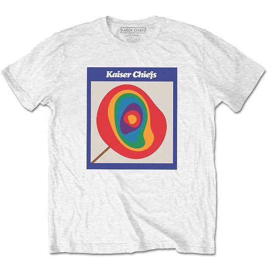 Cover for Kaiser Chiefs · Kaiser Chiefs Unisex T-Shirt: Lollipop (T-shirt) [size S] [White - Unisex edition] (2020)