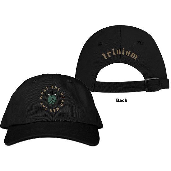 Trivium Unisex Baseball Cap: Dead (Front & Back Logo) - Trivium - Merchandise -  - 5056368669453 - 