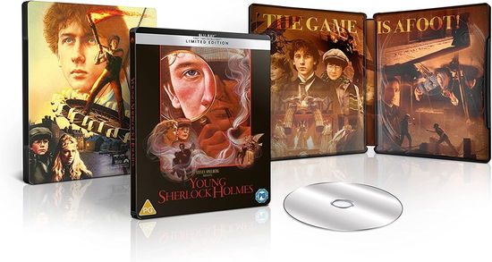 Young Sherlock Holmes Steelbook Limited Edition - Young Sherlock Holmes BD Steelbook - Elokuva - Paramount Pictures - 5056453204453 - maanantai 30. tammikuuta 2023