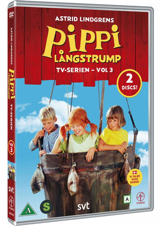 Cover for Astrid Lindgren · Pippi Långstrump - Tv-serie Svt (1969) 2 (DVD) (2019)
