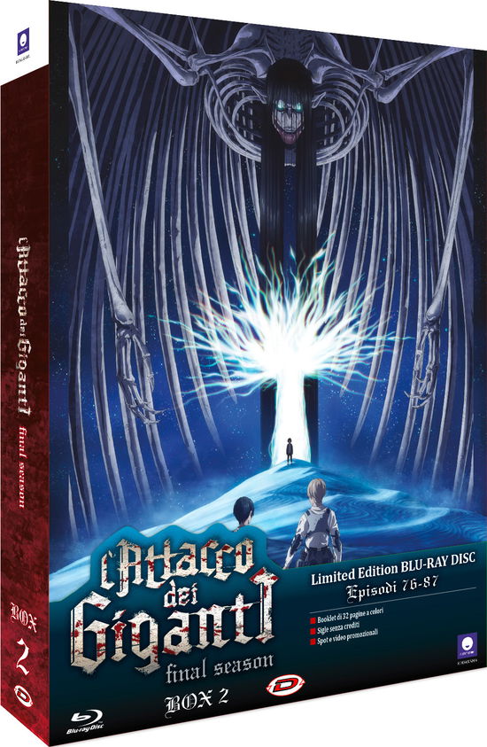 Cover for Attacco Dei Giganti (L') · The Final Season Box #02 (Eps.17-28) (Ltd.Edition) (Blu-Ray) (2023)