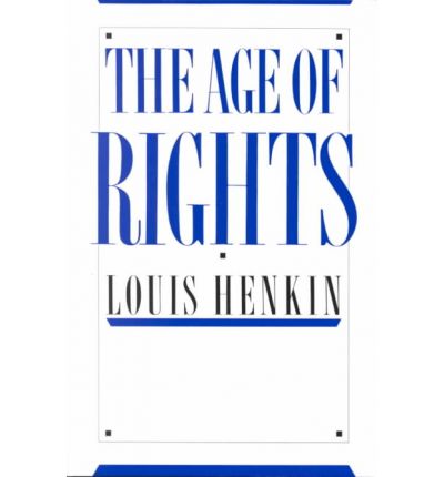 Cover for Louis Henkin · The Age of Rights (Paperback Book) (1990)