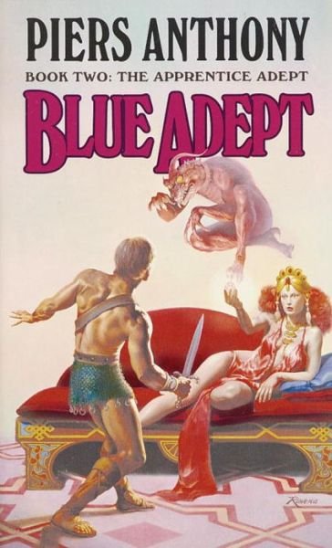 Cover for Piers Anthony · Blue Adept (The Apprentice Adept, Book 2) (Paperback Book) [Reissue edition] (1987)