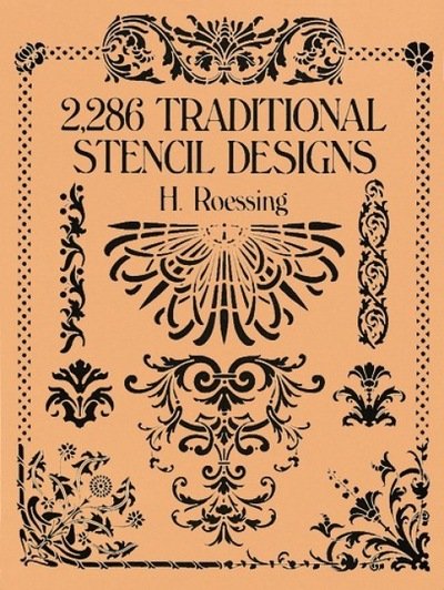 2,286 Traditional Stencil Designs - Dover Pictorial Archive - H. Roessing - Merchandise - Dover Publications Inc. - 9780486268453 - 28. marts 2003