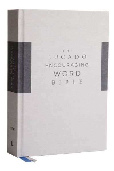 NIV, Lucado Encouraging Word Bible, Gray, Cloth over Board, Comfort Print - Max Lucado - Books - Nelson Incorporated, Thomas - 9780718075453 - February 4, 2020