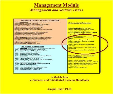 Cover for Amjad Umar · E-Business and Distributed Systems Handbook: Management Module (Taschenbuch) (2003)