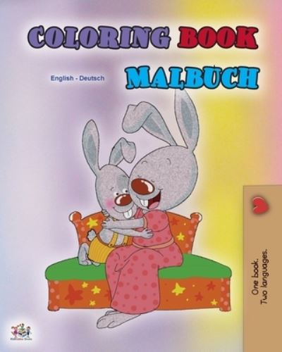 Cover for Shelley Admont · Coloring book #1 (Paperback Book) [English German Bilingual edition] (2020)