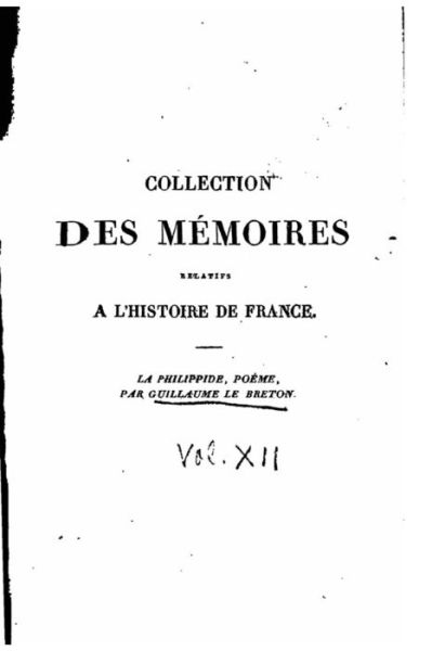 Cover for Francois Pierre Guilaume Guizot · Collection des memoires relatifs a l'histoire de France - Vol. XII (Paperback Book) (2016)