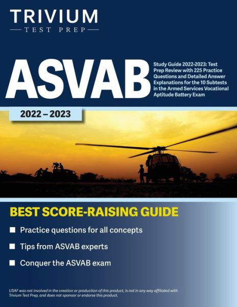 Cover for Simon · ASVAB Study Guide 2022-2023 (Pocketbok) (2021)