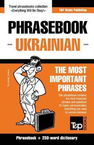 Cover for Andrey Taranov · English-Ukrainian phrasebook and 250-word mini dictionary - American English Collection (Paperback Book) (2016)