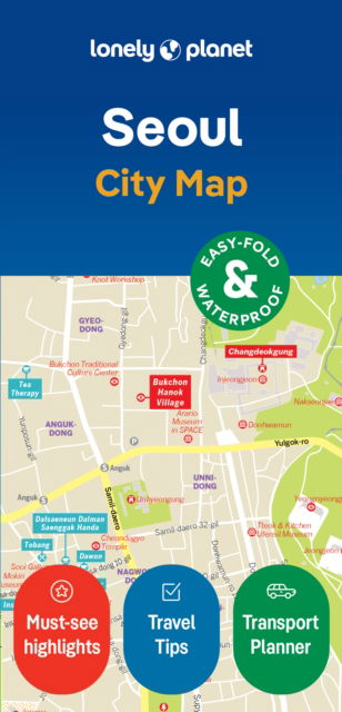 Cover for Lonely Planet · Lonely Planet Seoul City Map - Map (Kort) (2024)