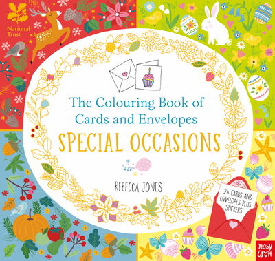 Cover for Nosy Crow Ltd · National Trust: The Colouring Book of Cards and Envelopes: Special Occasions - Colouring Books of Cards and Envelopes (Paperback Bog) (2019)