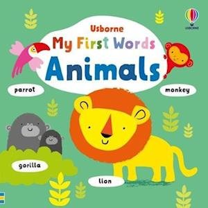 Cover for Fiona Watt · My First Words Animals - My first words (Board book) (2023)