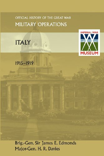 Cover for Gen Sir James E Edmunds · Italy 1915-1919. Official History of the Great War Other Theatres (Pocketbok) (2013)