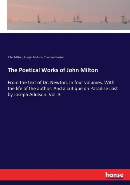 Cover for Milton · The Poetical Works of John Milto (Book) (2018)