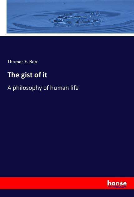 Cover for Barr · The gist of it (Book)