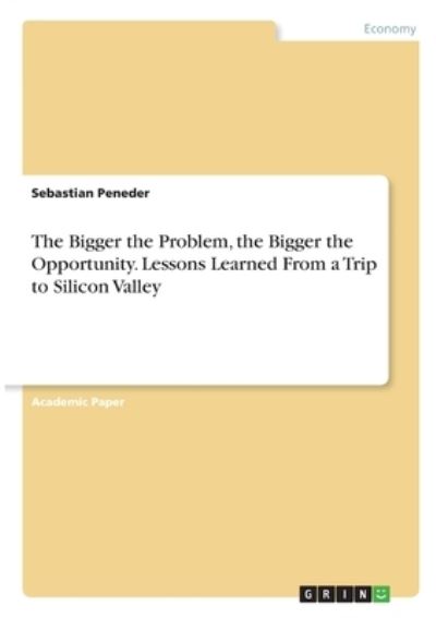 Cover for Peneder · The Bigger the Problem, the Big (Book)