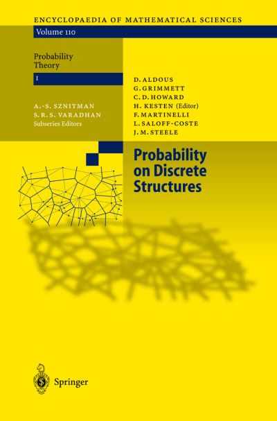 Cover for H Kesten · Probability on Discrete Structures (Hardcover Book) (2003)