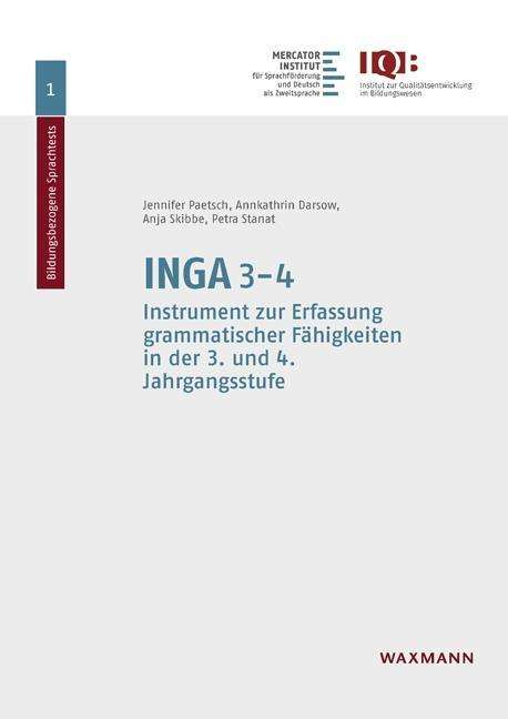 Cover for Paetsch · Inga 3-4 (Book)