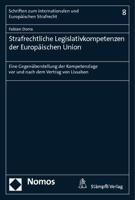 Cover for Dorra · Strafrechtliche Legislativkompete (Book)