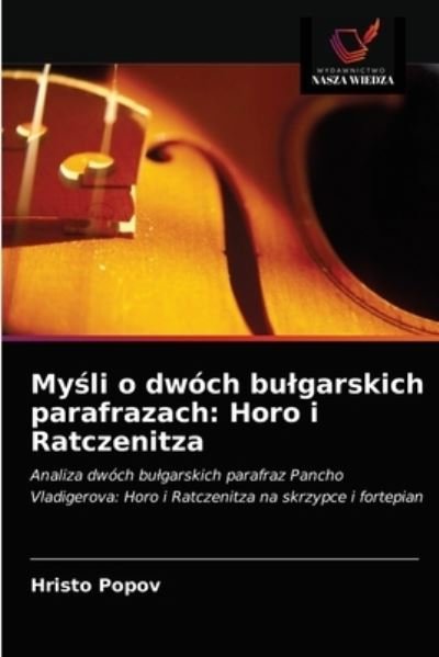 Cover for Hristo Popov · My?li o dwoch bulgarskich parafrazach (Paperback Book) (2021)