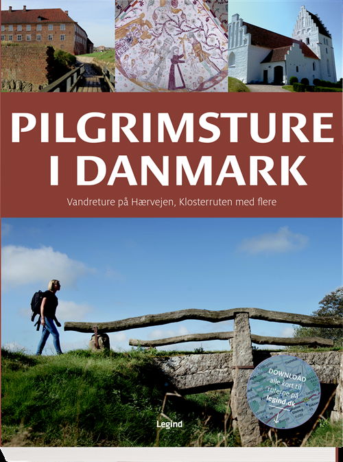 Cover for Jørgen Hansen · Pilgrimsture i Danmark (Sewn Spine Book) [1.º edición] (2018)