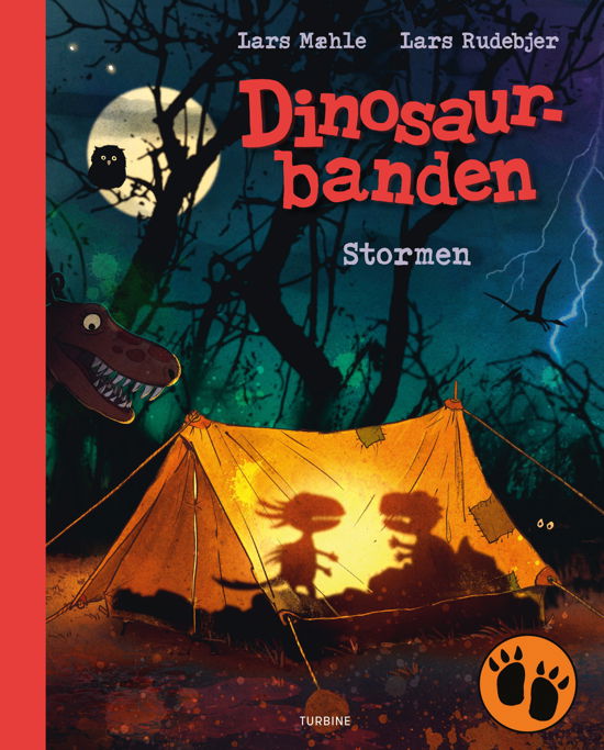 Cover for Lars Mæhle · Dinosaurbanden – Stormen (Hardcover Book) [1. Painos] (2024)