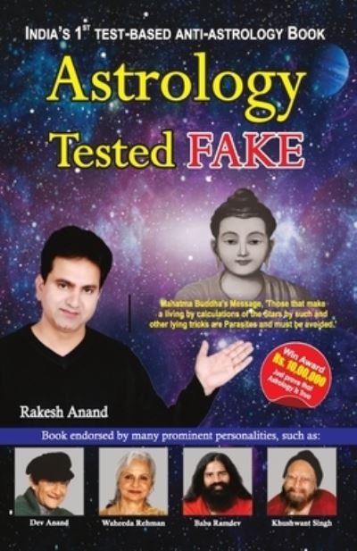 Cover for Rakesh Anand · Astrology Tested Fake (Pocketbok) (2021)