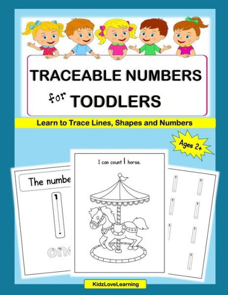 Cover for Kidzlovelearning · Traceable Numbers for Toddlers (Paperback Book) (2020)