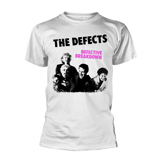 Cover for The Defects · Defective Breakdown (T-shirt) [size L] [White edition] (2020)