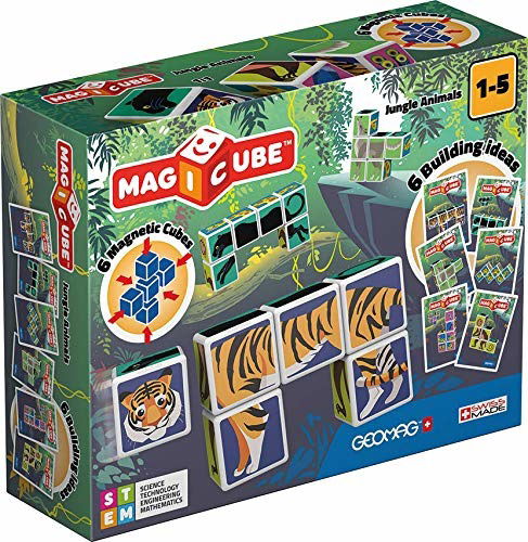 Cover for Geomag · GEOMAG Magicube Jungle Friends (Toys)