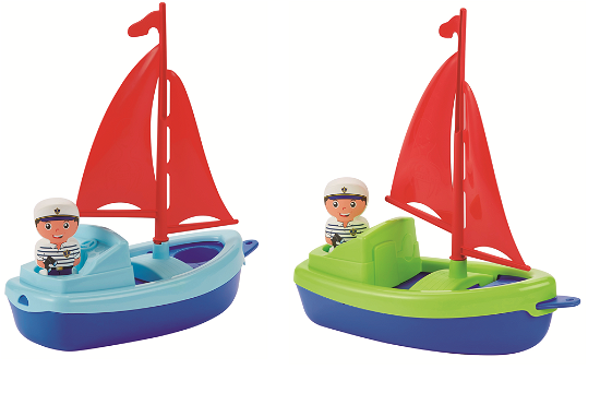 Cover for Ecoiffier · Sejlbåd m/sejlerfigur 22cm 2-asst (Spielzeug) (2020)