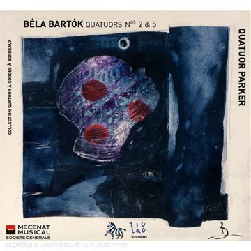 Cover for Bartok / Parker String Quartet · String Quartets 2 &amp; 5 (CD) [Digipak] (2008)