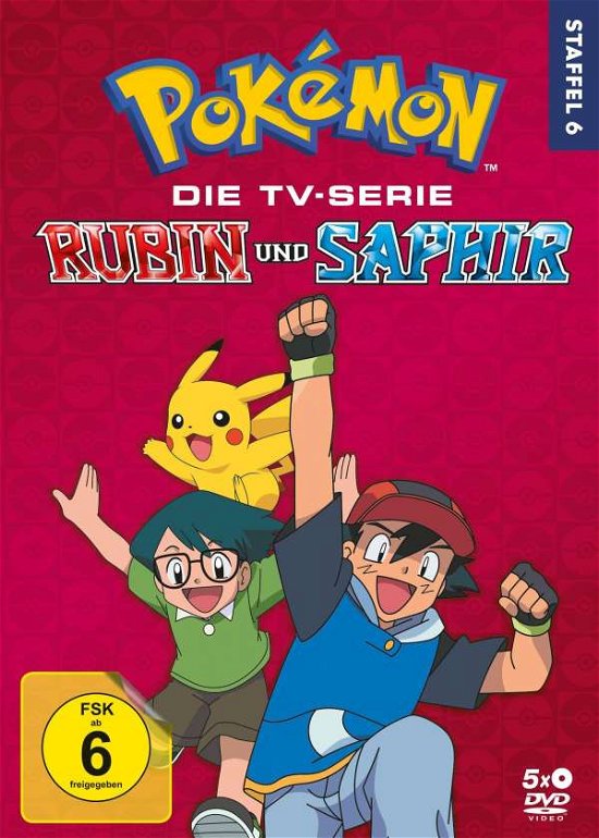 Cover for Matsumoto,rica / Kaöri / Ueda,yuji / Miki,shin-ichiro/+ · Pokemon-rubin Und Saphir-staffel 6 (DVD) (2022)