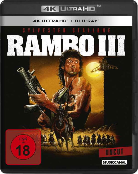 Cover for Rambo Iii - Uncut (4k Ultra Hd+blu-ray) (Blu-ray) (2018)