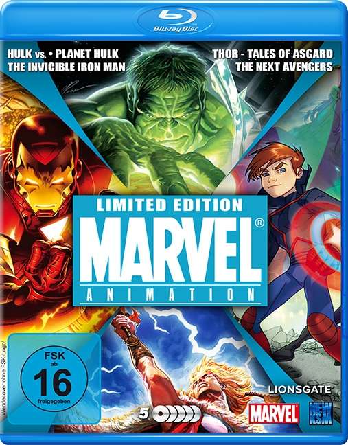 Cover for N/a · Marvel Box - New Edition,Blu-ray.K5645 (Book) (2018)