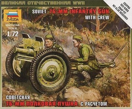 Cover for Zvezda · ZVEZDA - 1/72 Soviet 76-mm Gun (Spielzeug)
